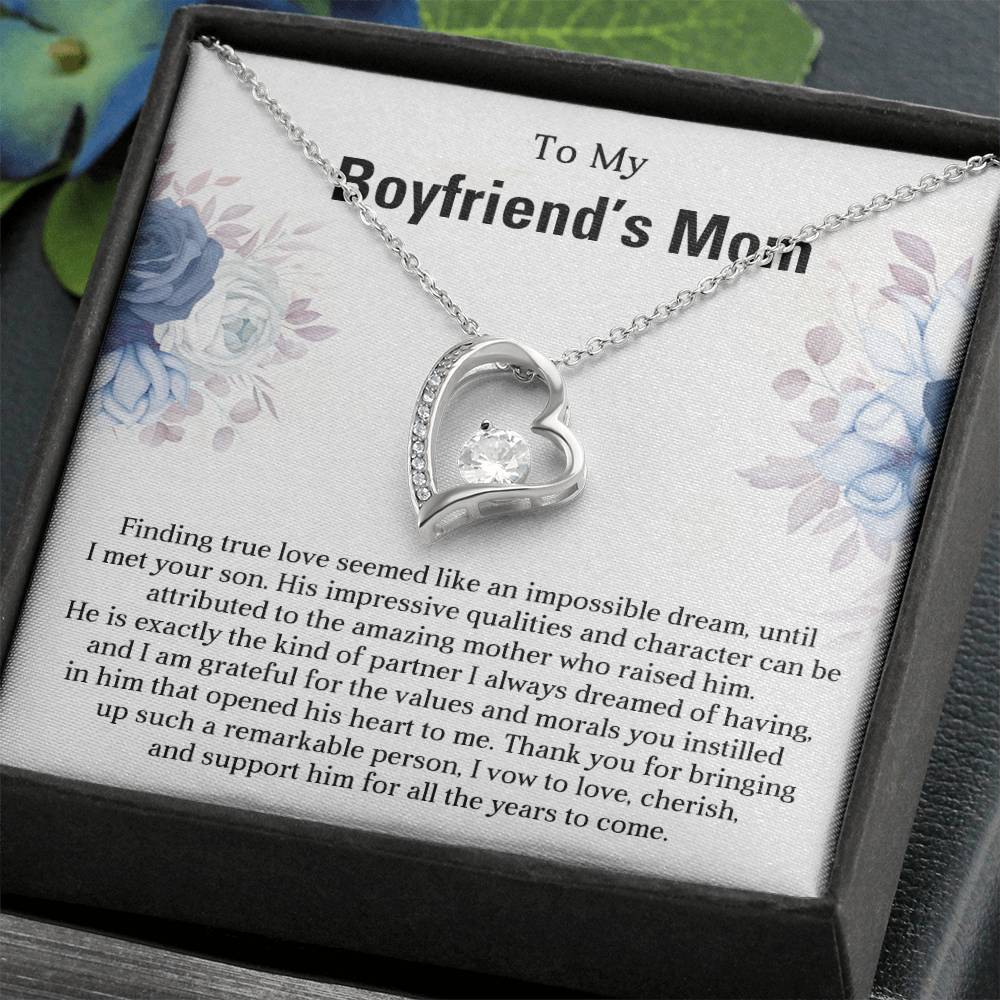 TO MY BOYFRIEND'S MOM - HAPPY MOTHER'S DAY - Forever Love Necklace