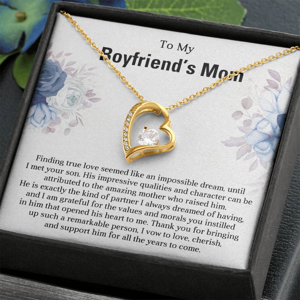 TO MY BOYFRIEND'S MOM - HAPPY MOTHER'S DAY - Forever Love Necklace