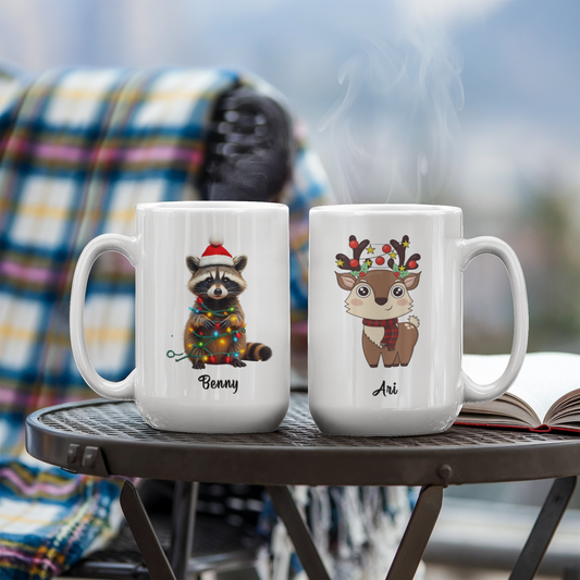 Best Gift for Christmas - White Ceramic Mug Multiple Variants