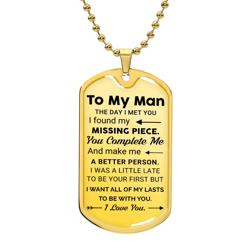 Gift for Boyfriend - Dog Tag