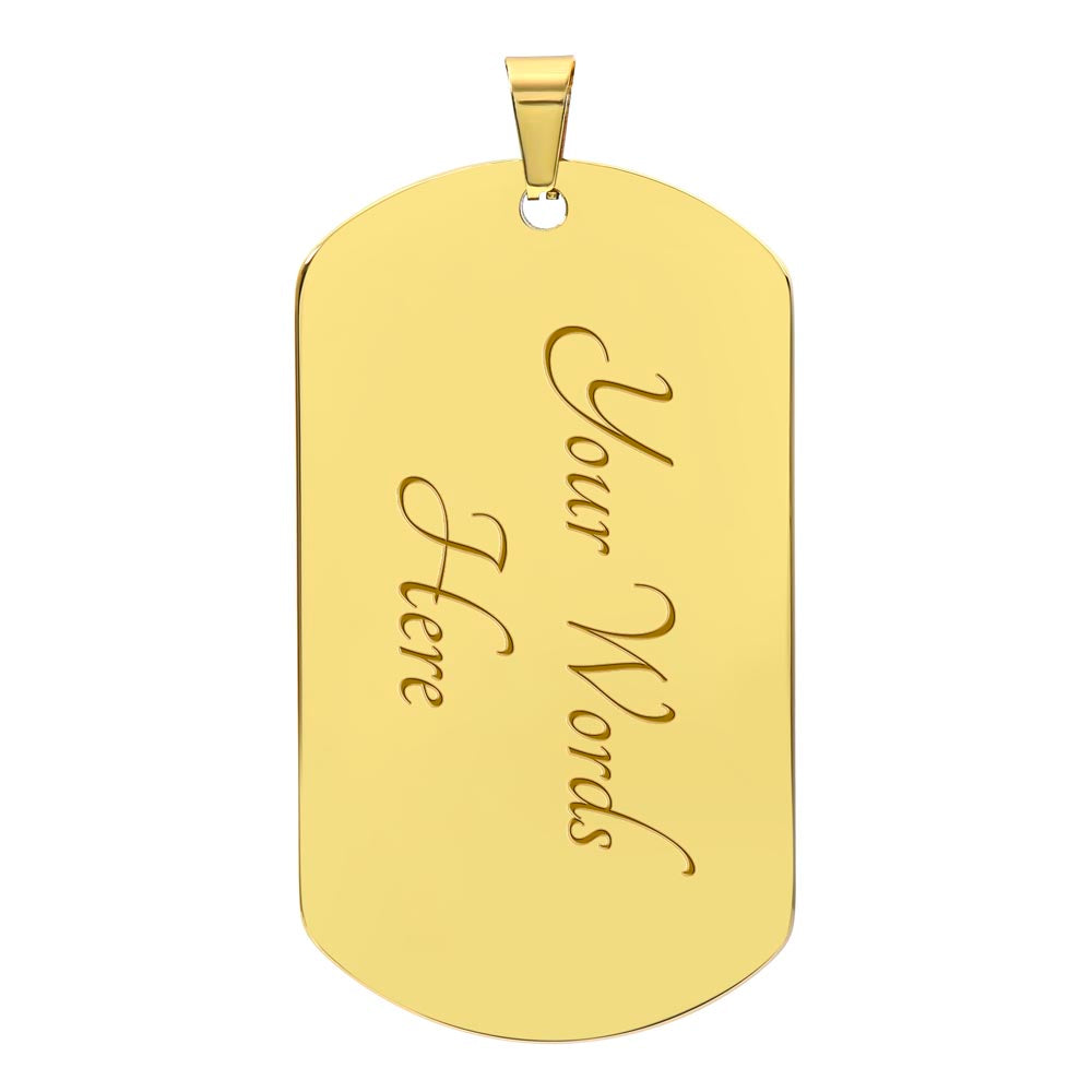 Gift for Boyfriend - Dog Tag