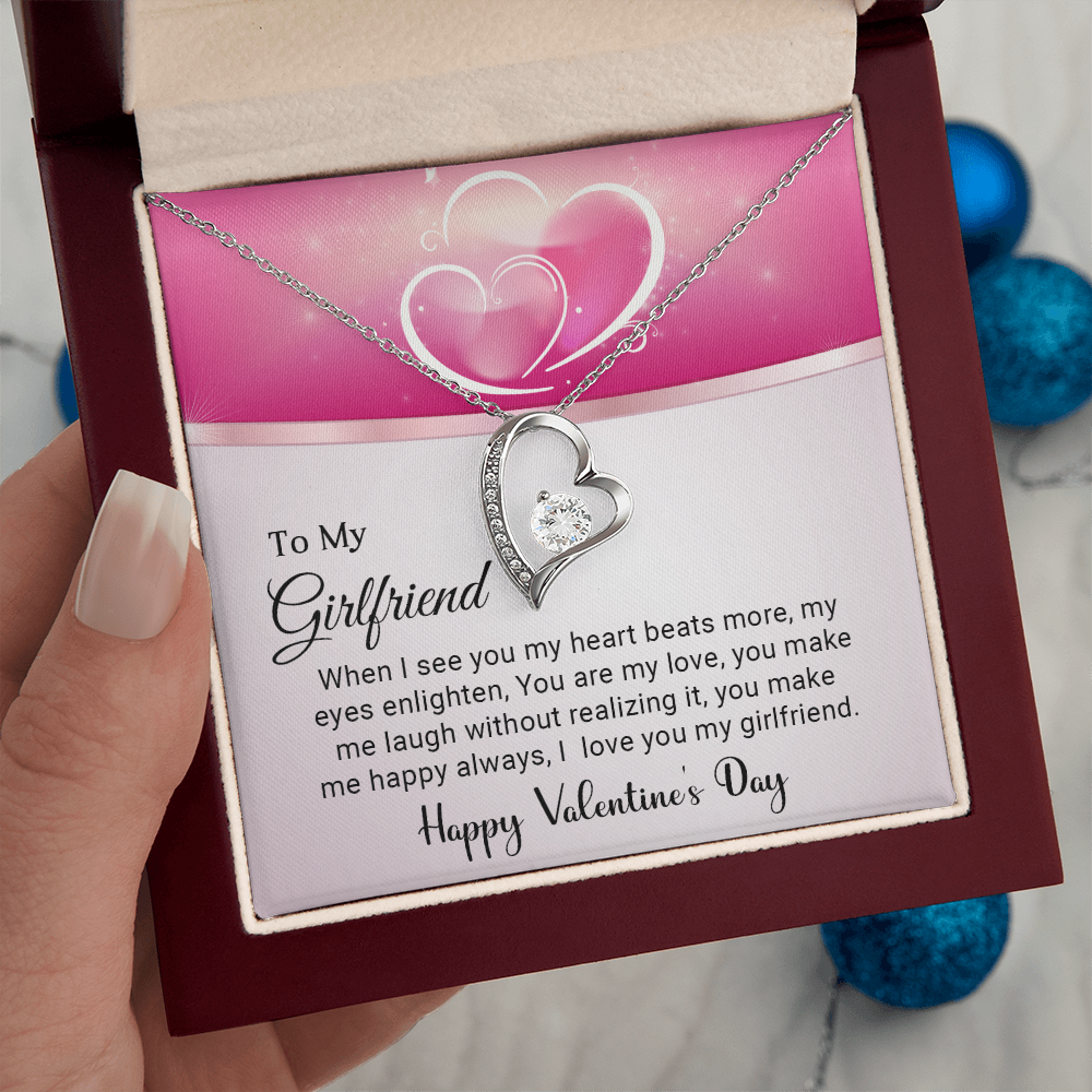 To My Girlfriend - You are my love - Best Gift For Valentine - Forever Love Necklace