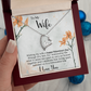 To My Gorgeous Wife - Best Gift For Valentine - Forever Love Necklace