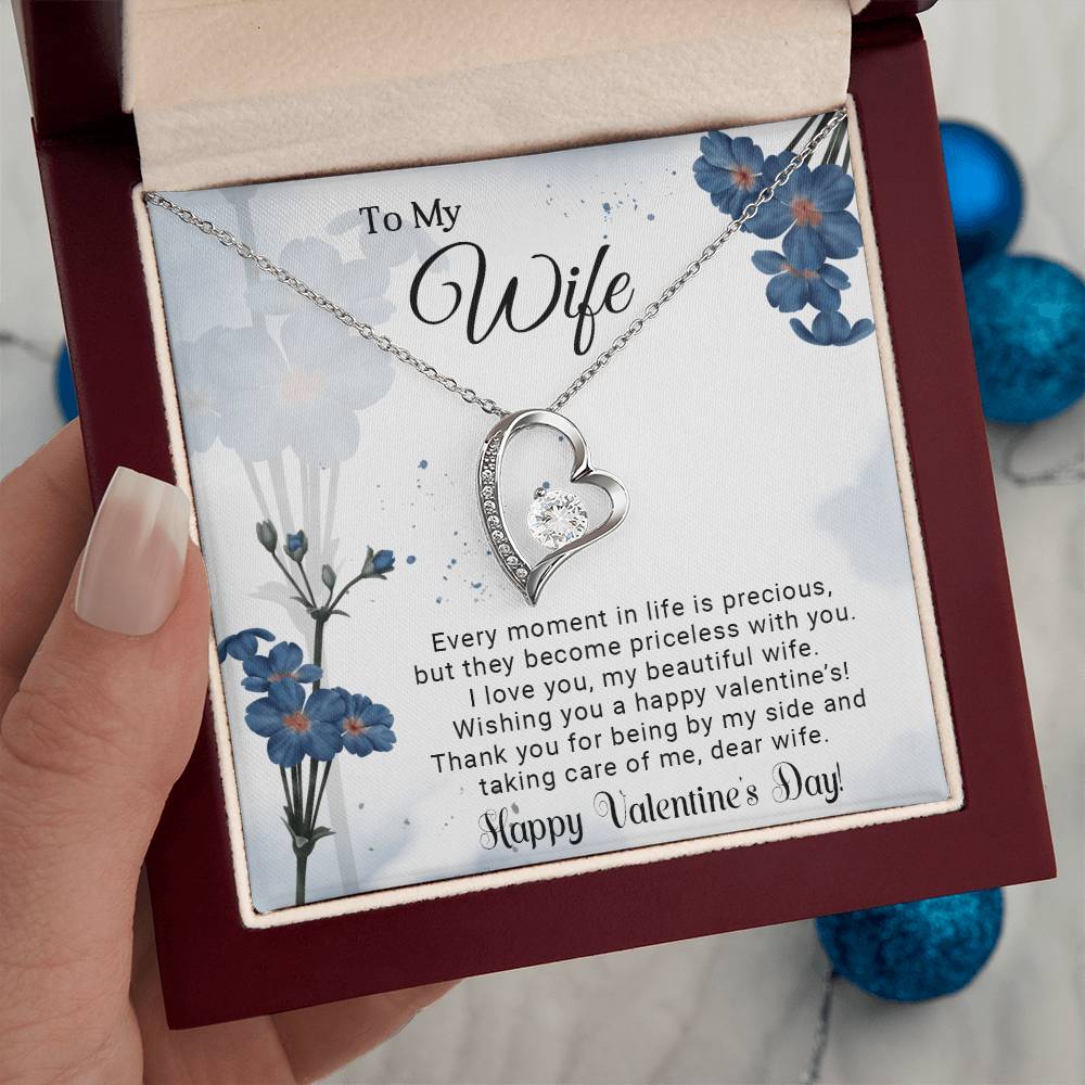 To My Wife - Best Gift For Valentine - Forever Love Necklace