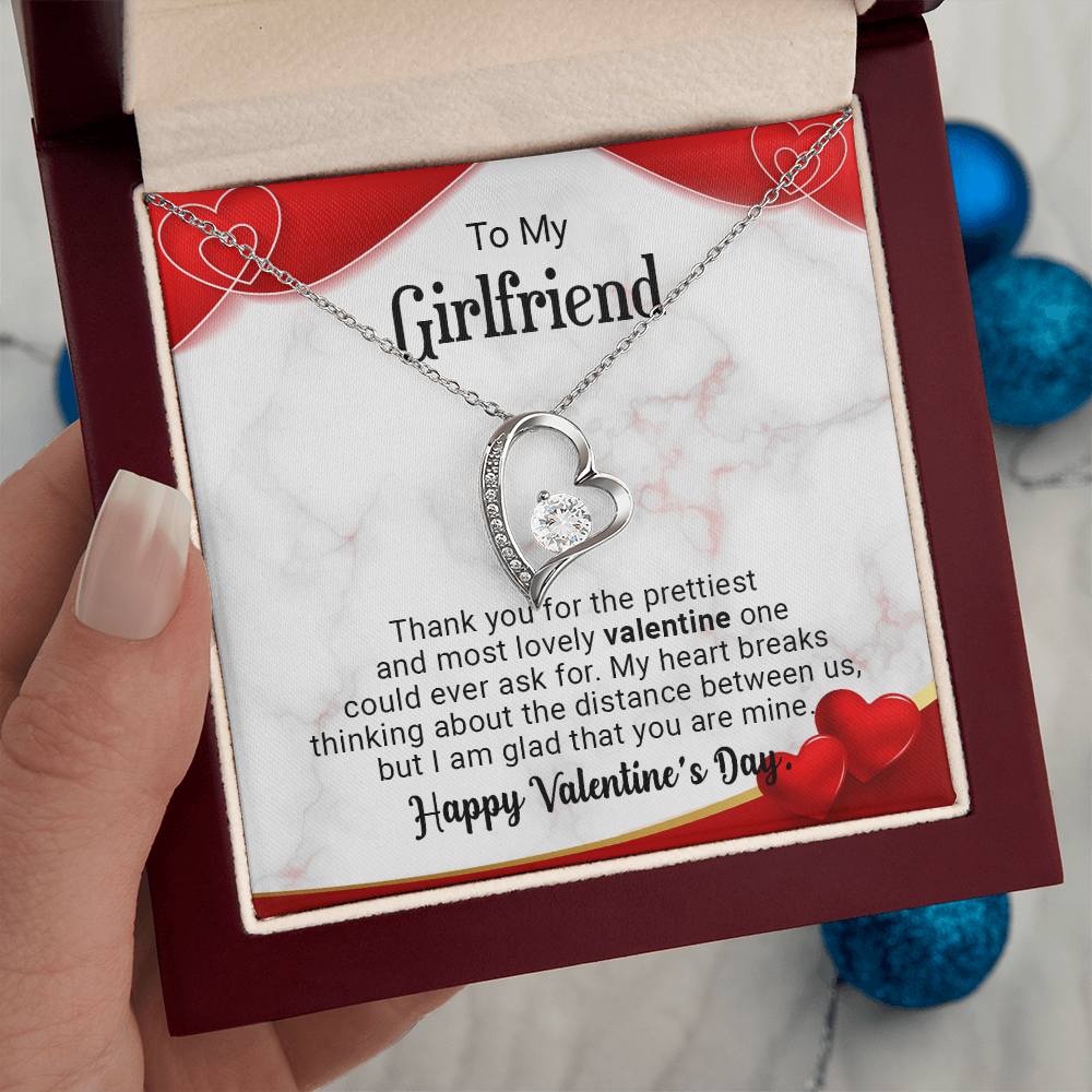 To My Girlfriend - Best Gift For Valentine - Forever Love Necklace