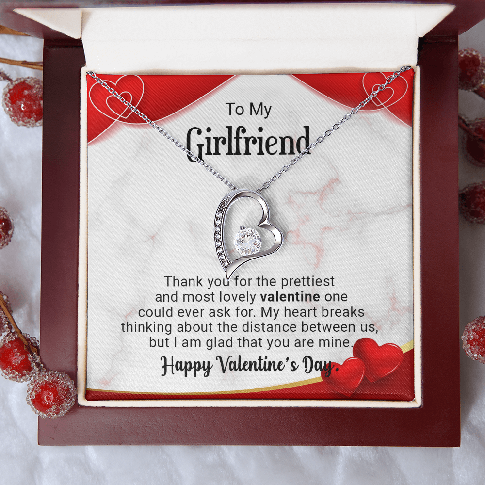 To My Girlfriend - Best Gift For Valentine - Forever Love Necklace