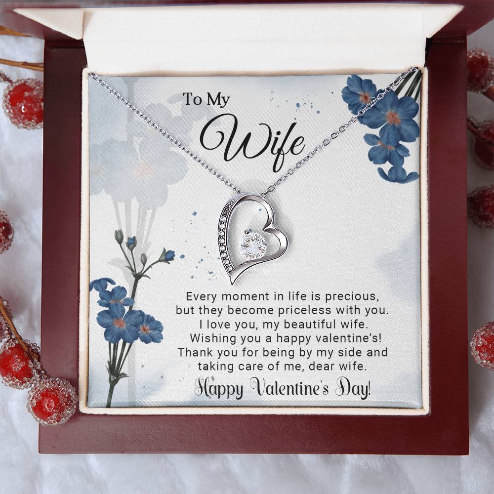 To My Wife - Best Gift For Valentine - Forever Love Necklace