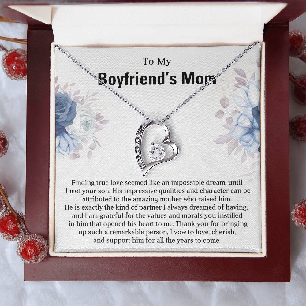 TO MY BOYFRIEND'S MOM - HAPPY MOTHER'S DAY - Forever Love Necklace