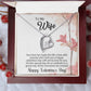 To My Wife - Best Gift For Valentine - Forever Love Necklace