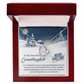 To My Beautiful Granddaughter - Christmas Gift - Forever Love Necklace