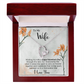 To My Gorgeous Wife - Best Gift For Valentine - Forever Love Necklace