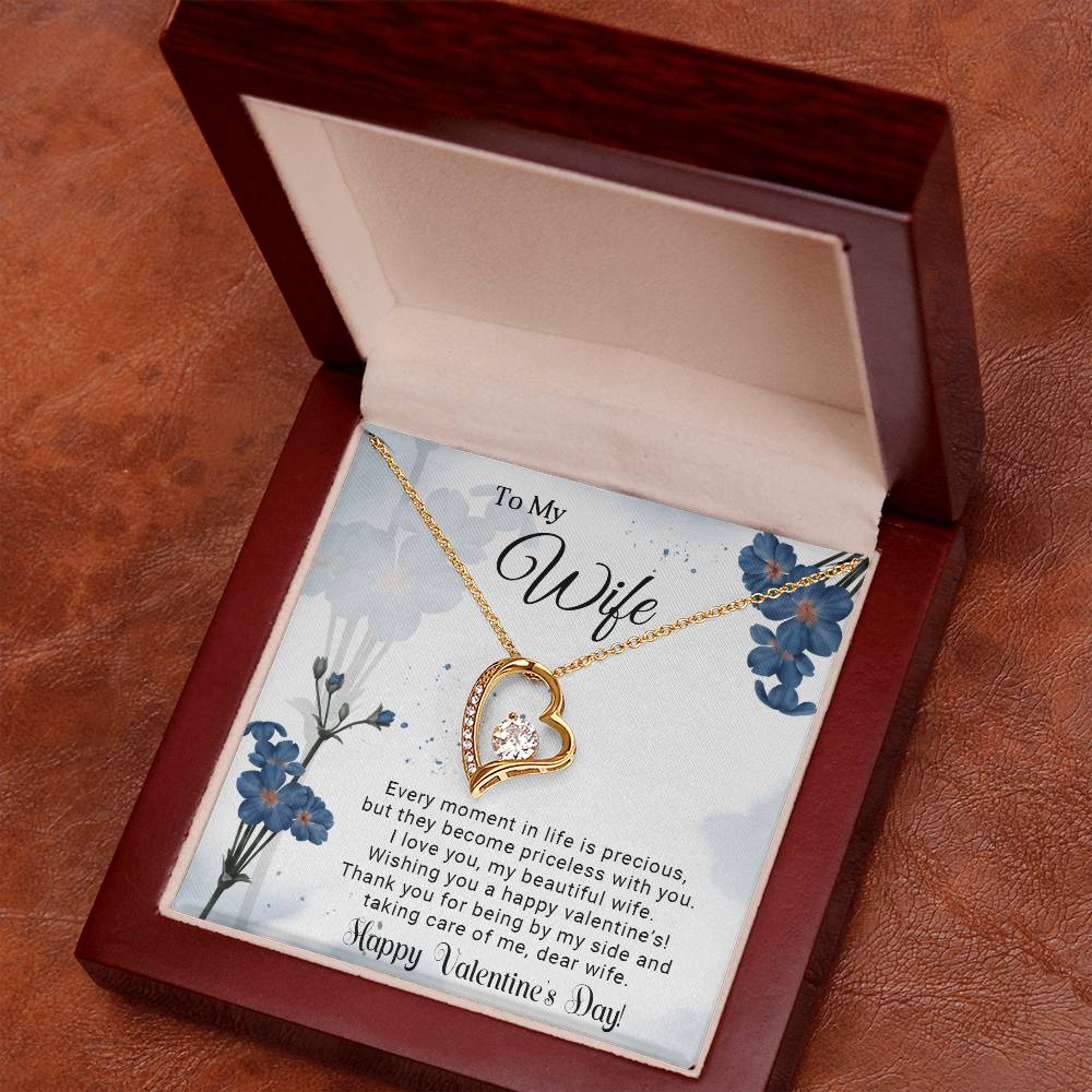 To My Wife - Best Gift For Valentine - Forever Love Necklace