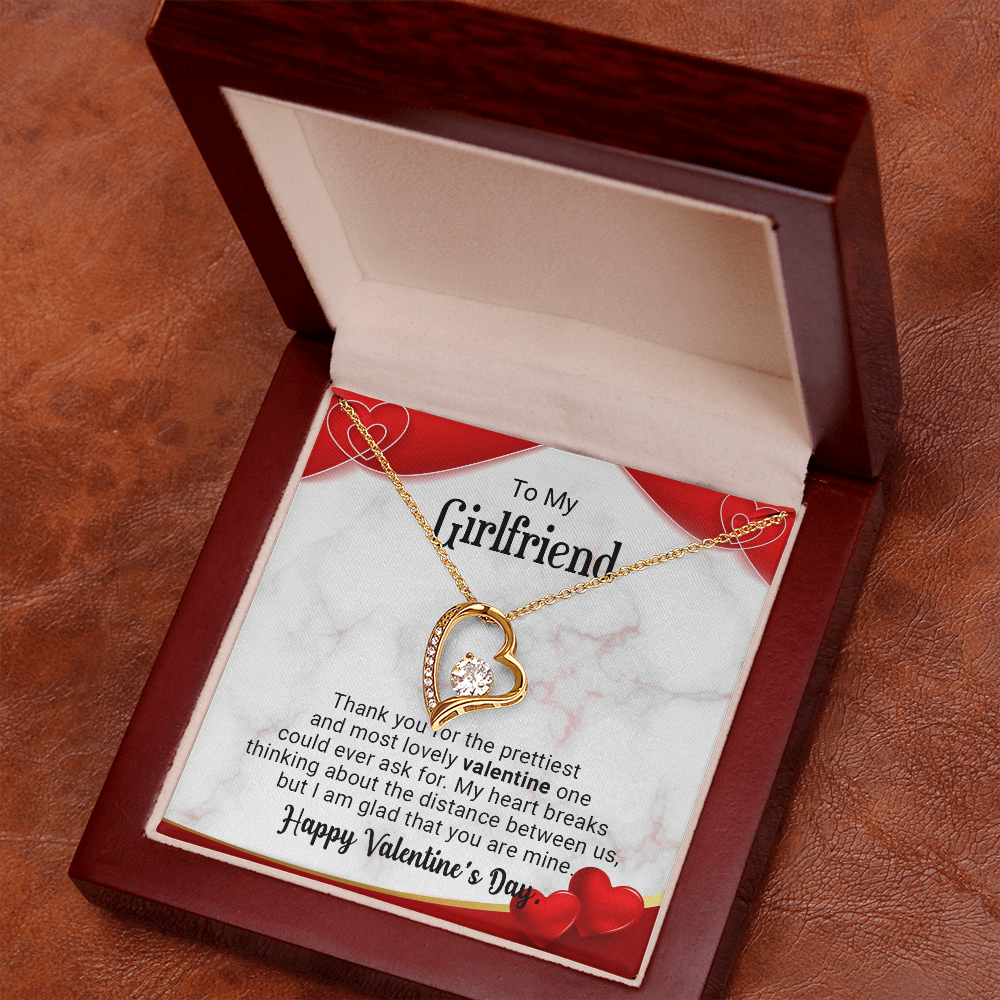 To My Girlfriend - Best Gift For Valentine - Forever Love Necklace