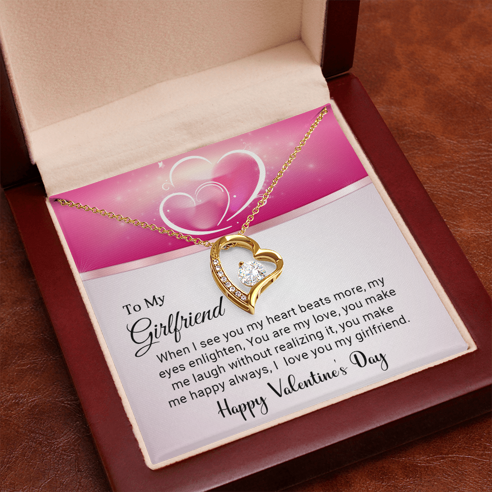 To My Girlfriend - You are my love - Best Gift For Valentine - Forever Love Necklace