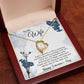 To My Wife - Best Gift For Valentine - Forever Love Necklace
