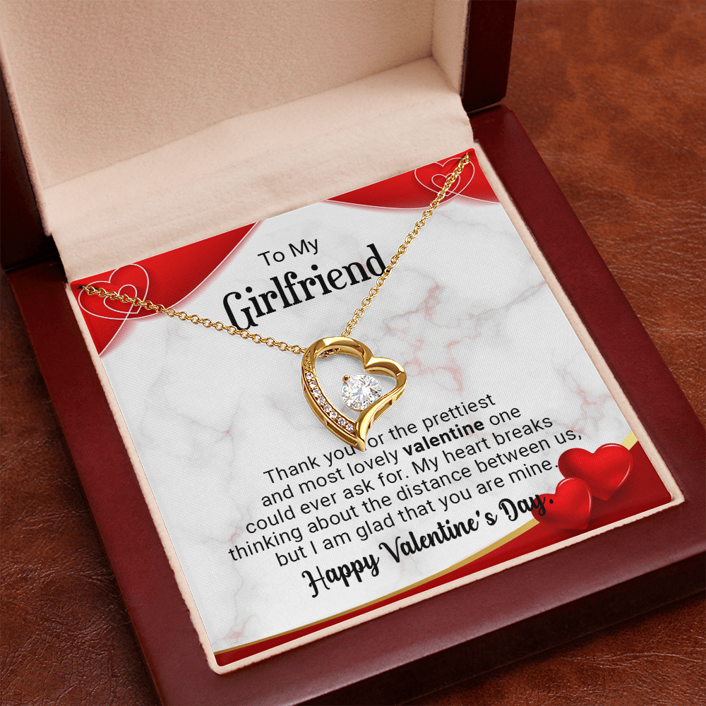 To My Girlfriend - Best Gift For Valentine - Forever Love Necklace