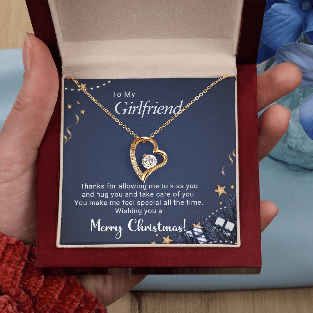 Girlfriend - Kiss - Christmas Gift - Forever Love Necklace