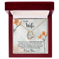 To My Gorgeous Wife - Best Gift For Valentine - Forever Love Necklace