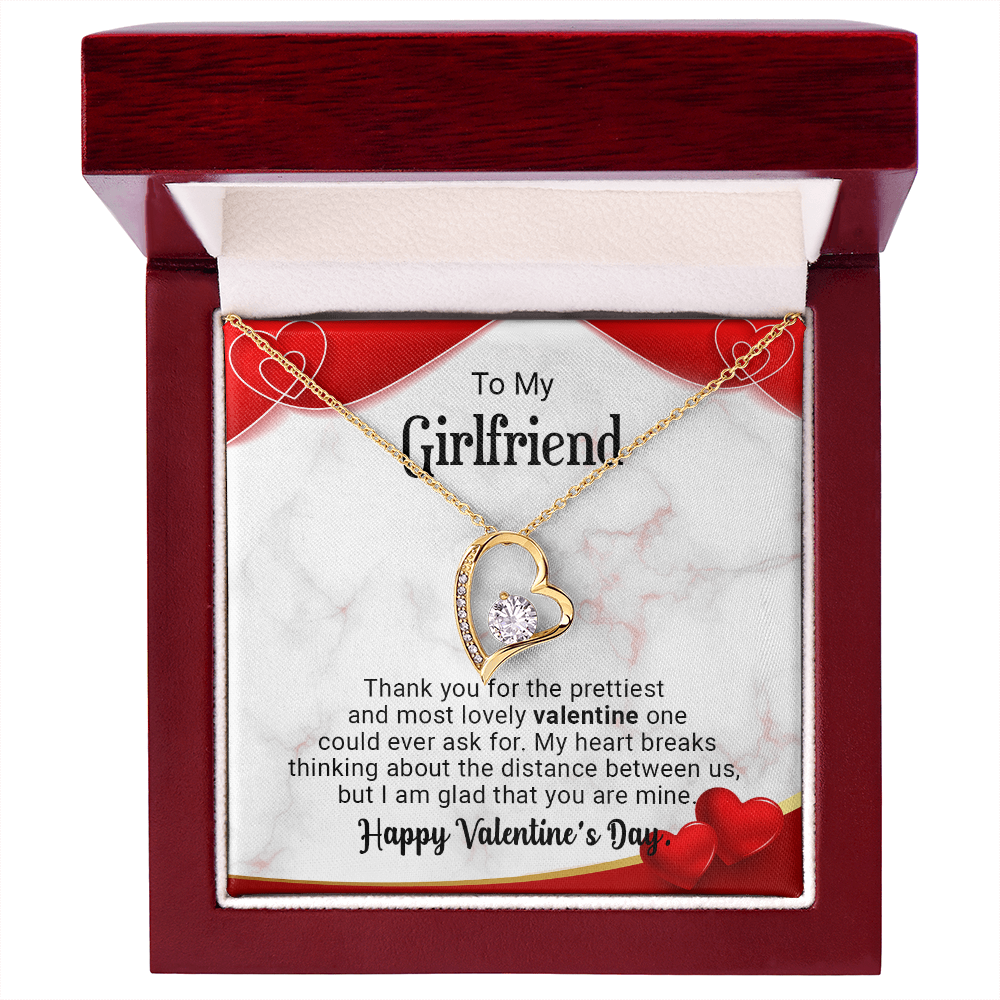 To My Girlfriend - Best Gift For Valentine - Forever Love Necklace