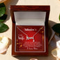 To My Wife - Best Gift For Valentine - Scripted Love Necklace
