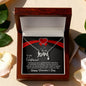 To My Girlfriend - I love you dear - Best Gift For Valentine - Scripted Love Necklace
