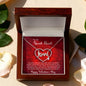 To My Sweet Heart - Best Gift For Valentine - Scripted Love Necklace