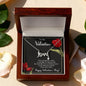 To My Valentine - Best Gift For Valentine - Scripted Love Necklace