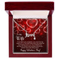 To My Wife - Best Gift For Valentine - Scripted Love Necklace