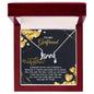 To My Girlfriend - Best Gift For Valentine - Scripted Love Necklace