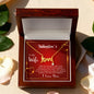 To My Wife - Best Gift For Valentine - Scripted Love Necklace