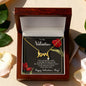 To My Valentine - Best Gift For Valentine - Scripted Love Necklace