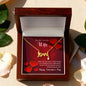 To My Lovely Wife - Everything to me - Best Gift For Valentine - Scripted Love Necklace