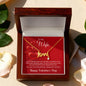 To My Wife - Best Gift For Valentine - Scripted Love Necklace