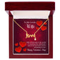 To My Lovely Wife - Everything to me - Best Gift For Valentine - Scripted Love Necklace