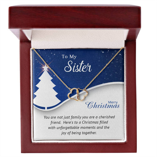 Sister - Cherished - Christmas gift - Everlasting Love Necklace