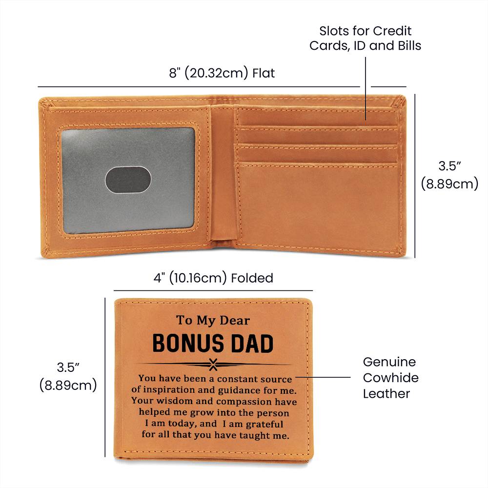 Father's Day Special Gift - Happy Father's Day - Leather Wallet