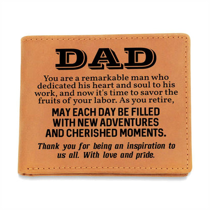 Father's Day Special Gift - Happy Father's Day - Leather Wallet