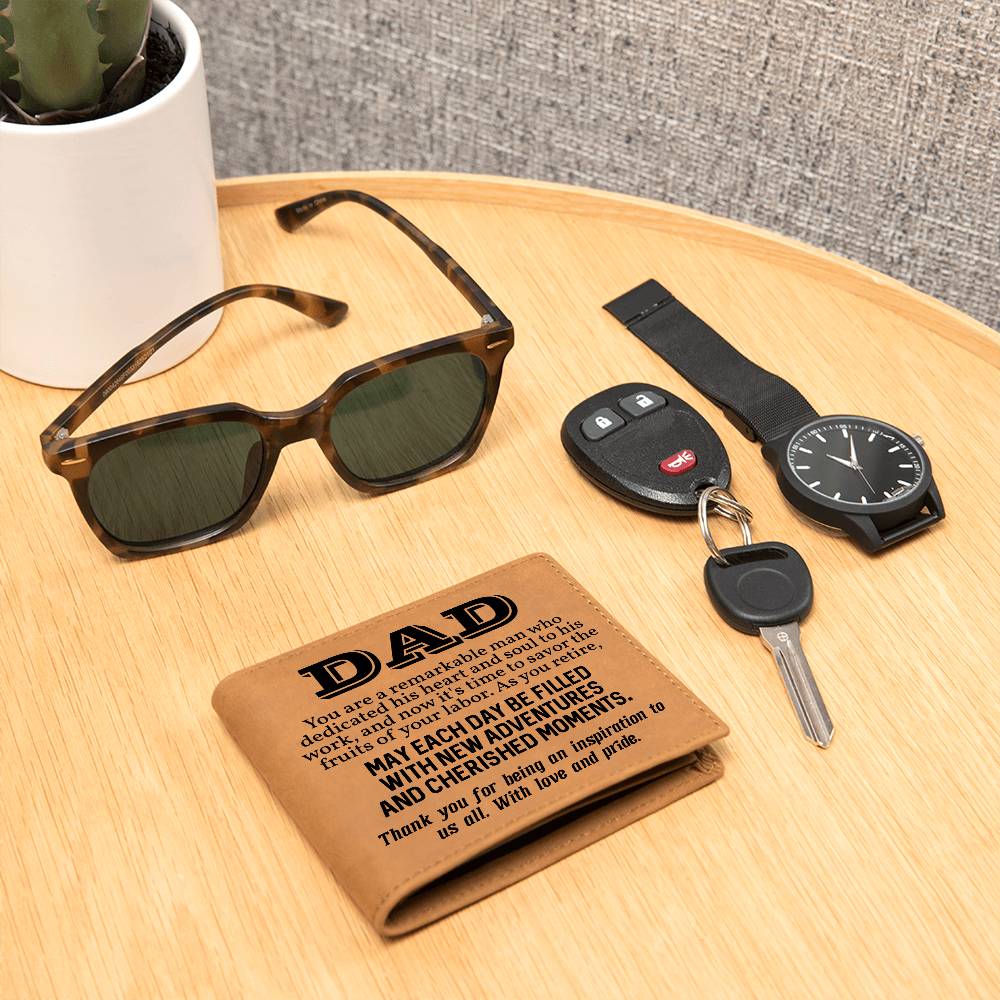 Father's Day Special Gift - Happy Father's Day - Leather Wallet