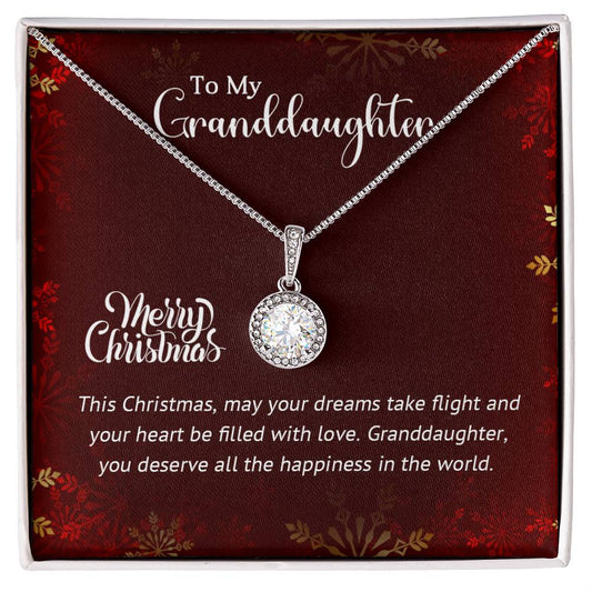 Granddaughter - Happiness in the World - Christmas gift - Eternal Hope Necklace