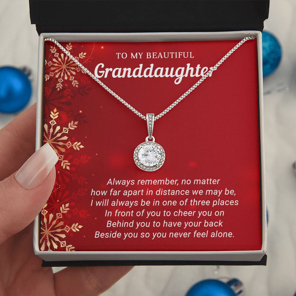 Granddaughter - Never Feel Alone - Christmas gift - Eternal Hope Necklace