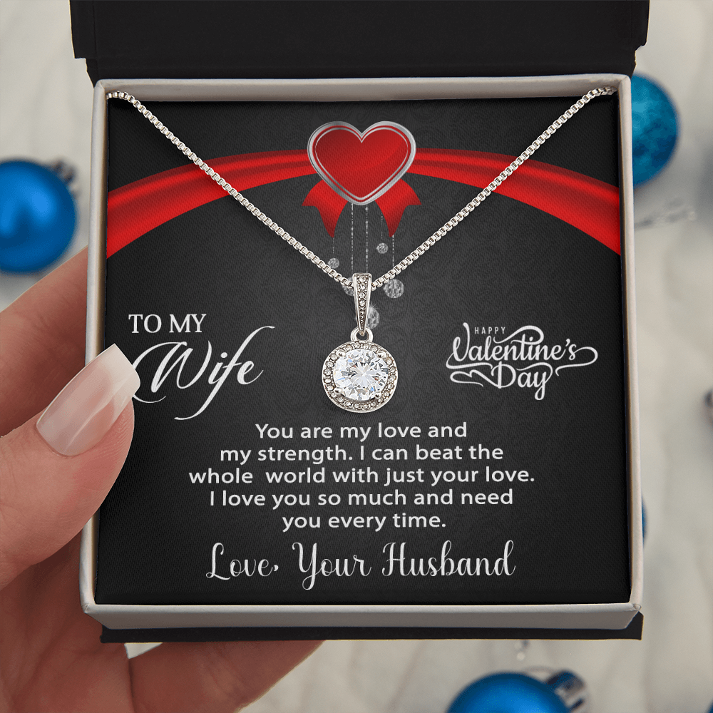 To My Wife - Best Gift For Valentine - Eternal Hope Necklace