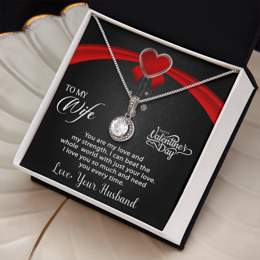 To My Wife - Best Gift For Valentine - Eternal Hope Necklace