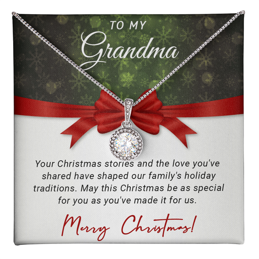 To My Grandma - Christmas Gift - Eternal Hope Necklace