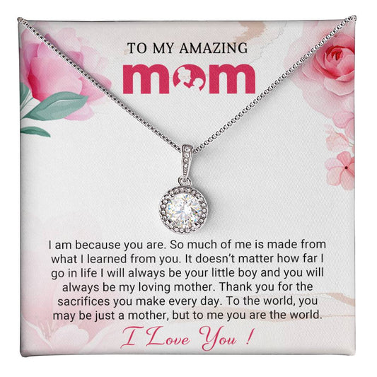 TO MY AMAZING MOM - MOTHER'S DAY BEST GIFT FOR MOM - ETERNAL HOPE NECKLACE