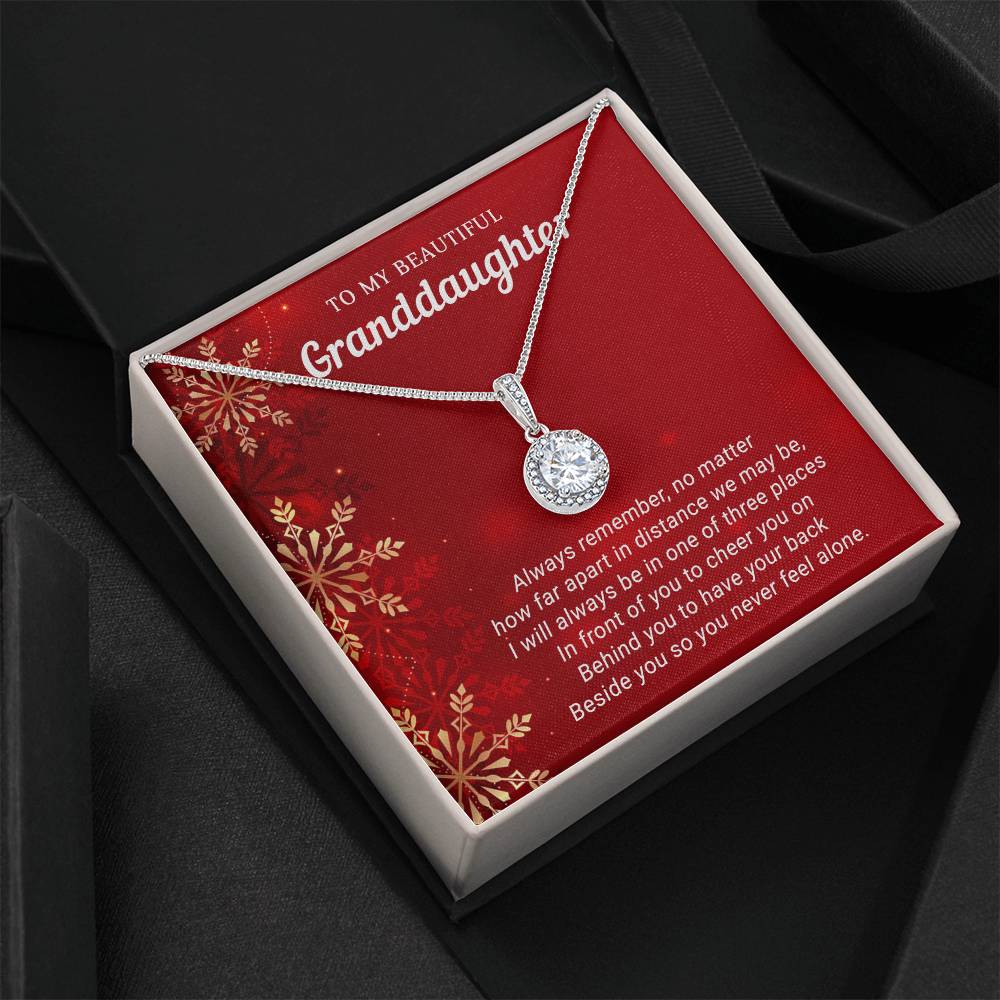 Granddaughter - Never Feel Alone - Christmas gift - Eternal Hope Necklace