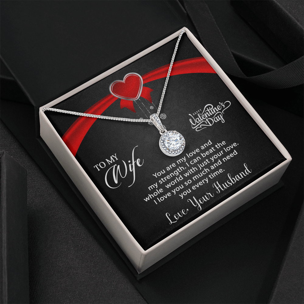 To My Wife - Best Gift For Valentine - Eternal Hope Necklace