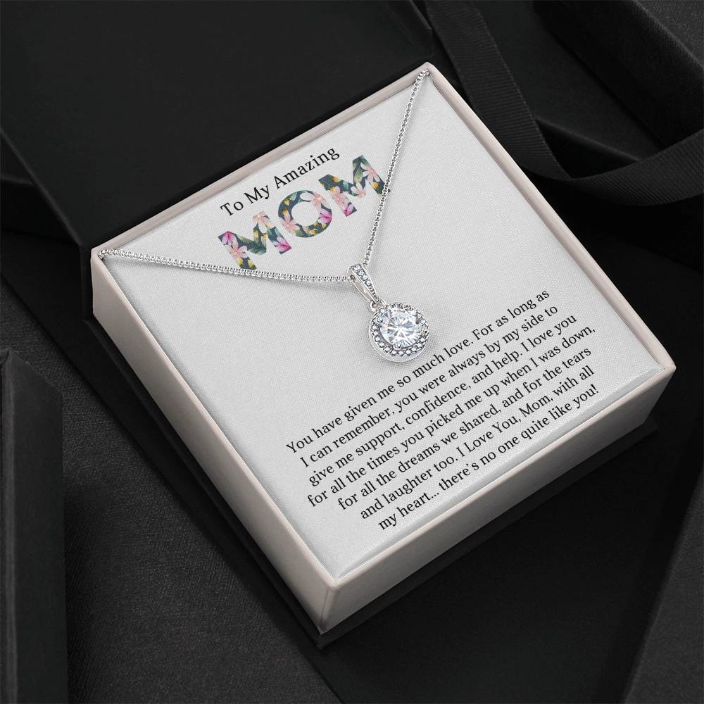 To My Amazing Mom - Mother's Day Gift - Eternal Hope Necklace