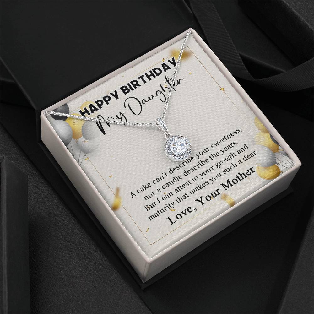 To My Daugthter - Best Birthday Gift For Daughter - Eternal Hope Necklace