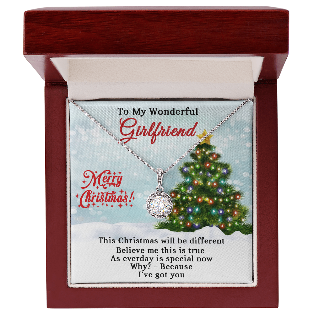 To My Wonderful Girlfriend - Christmas Gift - Eternal Hope Necklace