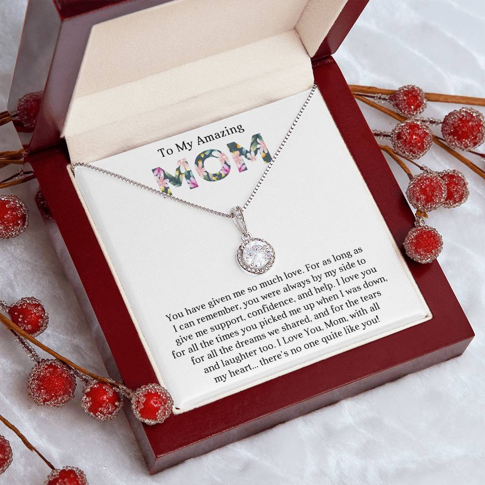 To My Amazing Mom - Mother's Day Gift - Eternal Hope Necklace